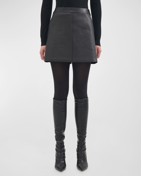 Rag and bone heidi leather skirt top