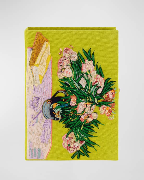 Olympia Le Tan Basquiat Dinosaur Book Clutch Bag Neiman Marcus