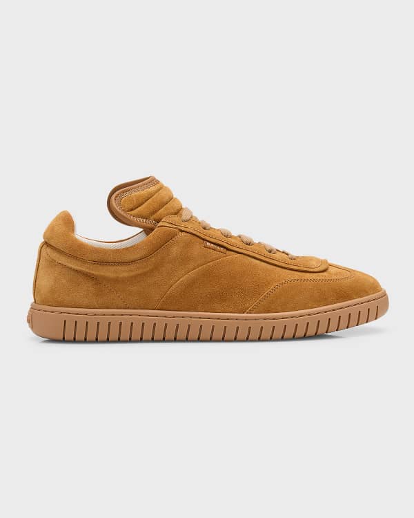 Bally Men s Weky Suede Low Top Sneakers Neiman Marcus