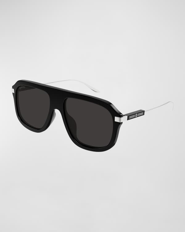 Gucci Men's Gradient Metal Aviator Sunglasses | Neiman Marcus