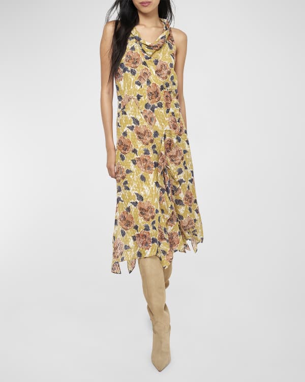 Joie Giselle Sleeveless Striped Crochet Midi Dress Neiman Marcus