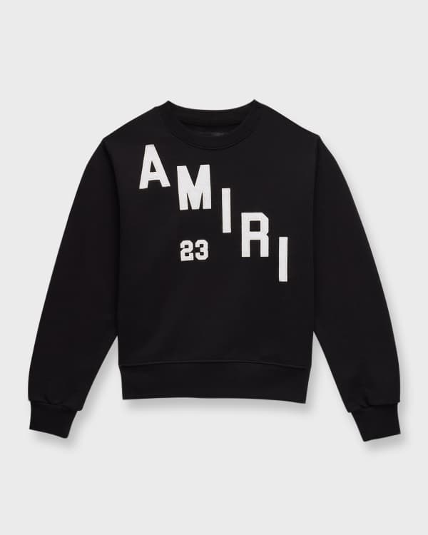 Logo tape crewneck hotsell sweatshirt