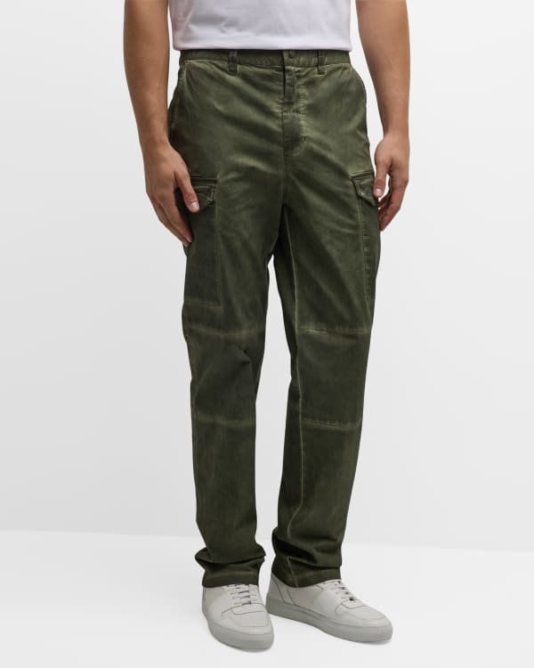 PRPS Men's Bear Bag Cargo Pants w/ Zip Detail | Neiman Marcus