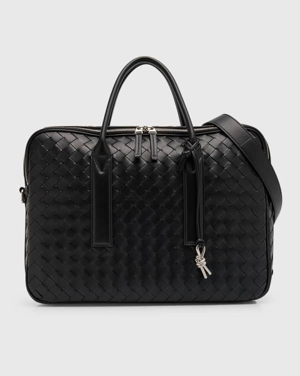 Loewe Men s Goya Thin Leather Briefcase Bag Neiman Marcus