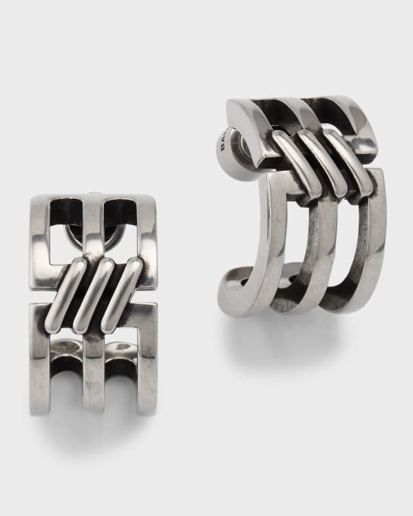 Balenciaga Solid 2.0 Earrings | Neiman Marcus
