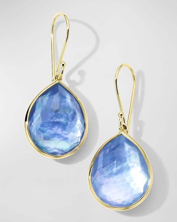 Ippolita Luce 4-Stone Post Earrings in 18K Gold