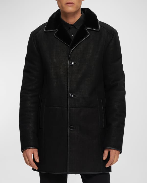 Neiman marcus shearling coats clearance