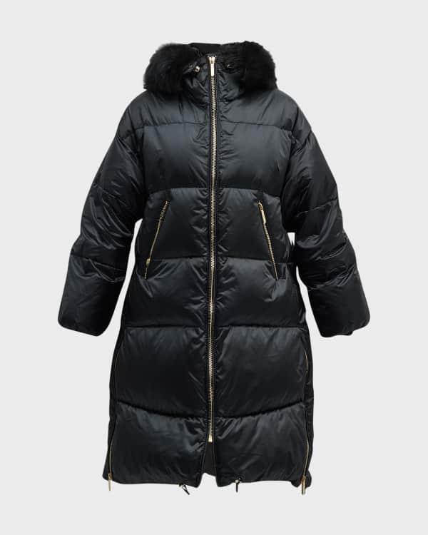 Gorski puffer coat top