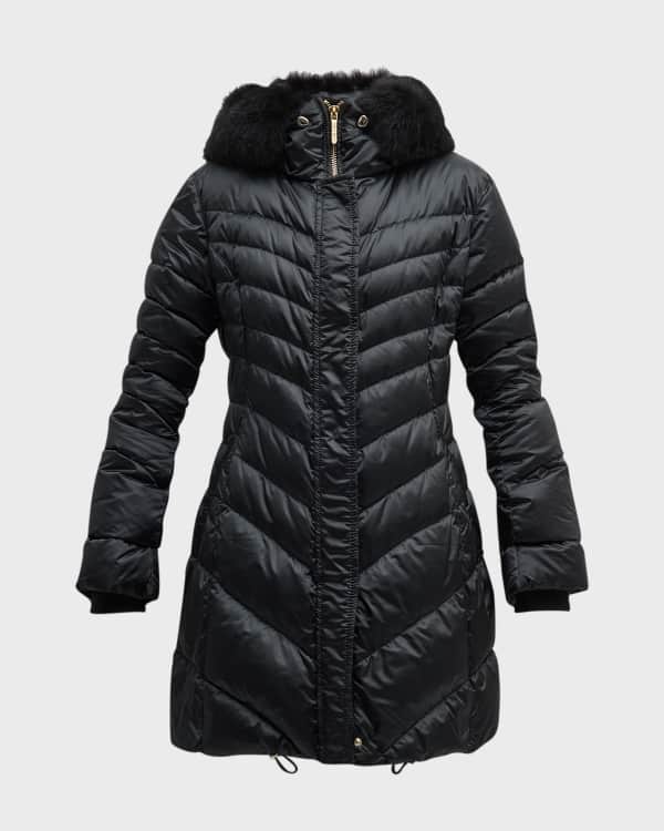 Burberry limehouse mid length down puffer coat hotsell