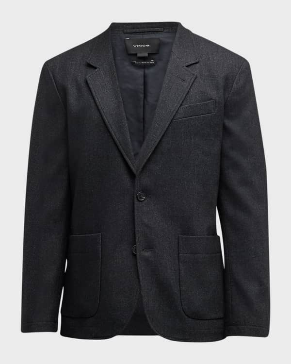 Fleece deals blazer mens