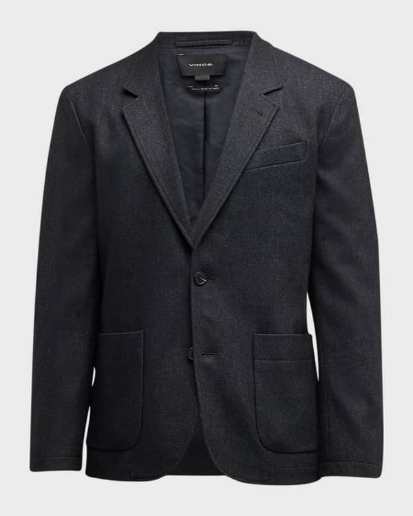 Ralph Lauren Purple Label Men's Stewart Suede Deconstructed Blazer ...