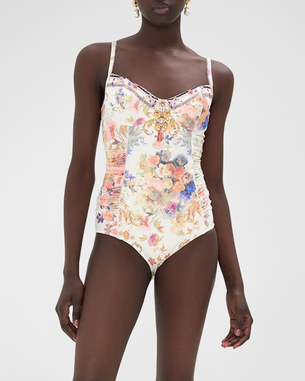 ALEMAIS Eden Balconette One Piece Swimsuit Neiman Marcus