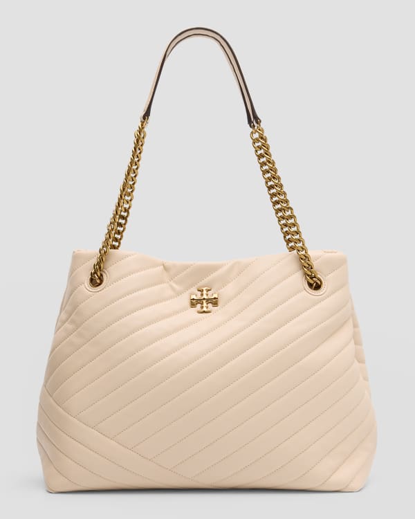 Tory Burch Fleming Quilted Chain Tote Bag | Neiman Marcus