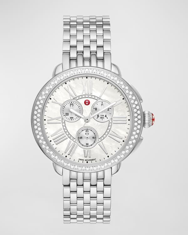 MICHELE Serein Petite Diamond Watch w 12mm Bracelet Neiman Marcus