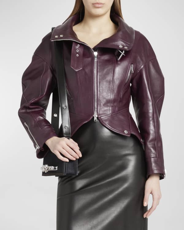 Neiman marcus red leather jacket store