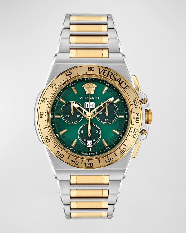 Versace gold tone flare watch top