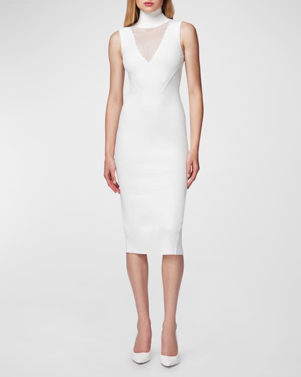 Neiman marcus white cocktail dresses best sale