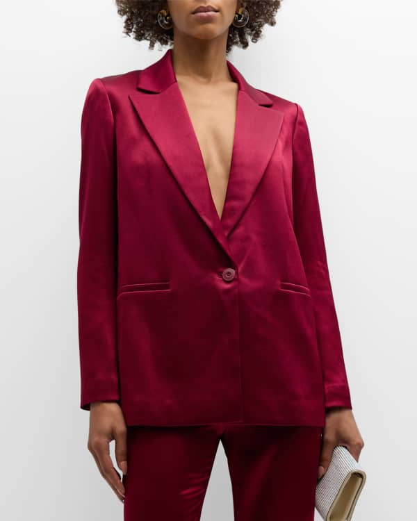 Alice and olivia macey velvet blazer new arrivals