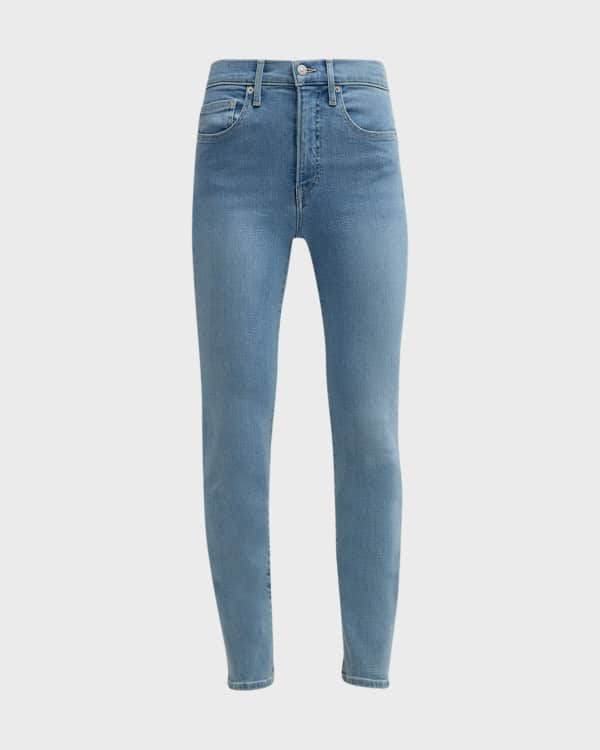 PAIGE Hoxton Mona Ultra Skinny Jeans Dark Blue Neiman Marcus