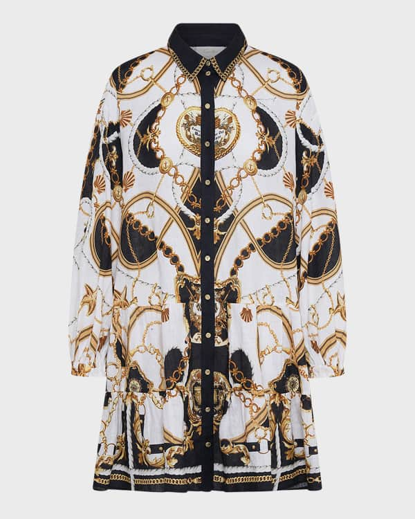 VERSACE SILK SHIRT , Luxury, Apparel on Carousell