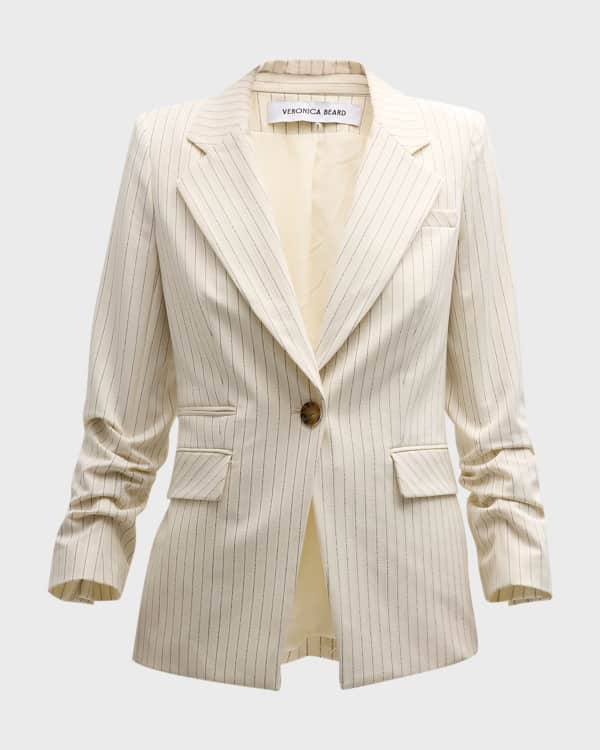 Veronica Beard Miller Double-Breasted Dickey Jacket | Neiman Marcus