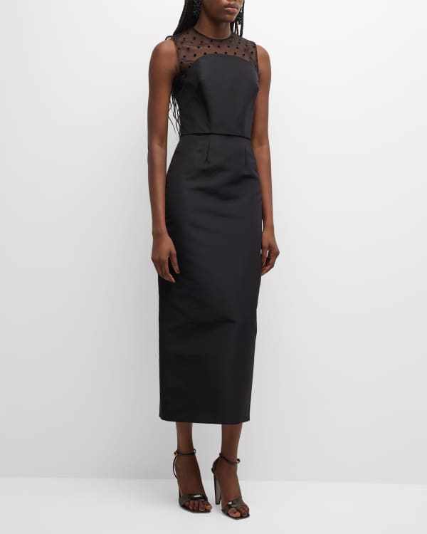 THE ROW Devi Sleeveless Sheath Dress Neiman Marcus