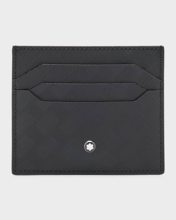 Montblanc Men's Meisterstück Key Pouch Leather Zip Card Holder