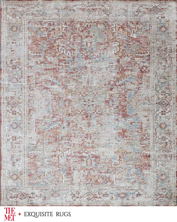 Exquisite Rugs x THE MET Antique Loom Beige & Rust Rug, 8' x 10 ...