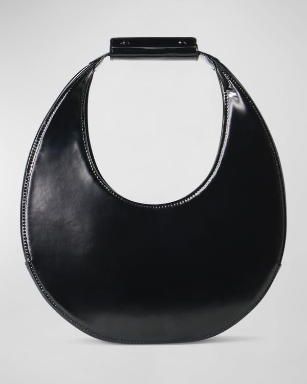 BY FAR Alfie Grained Leather Top Handle Bag | Neiman Marcus