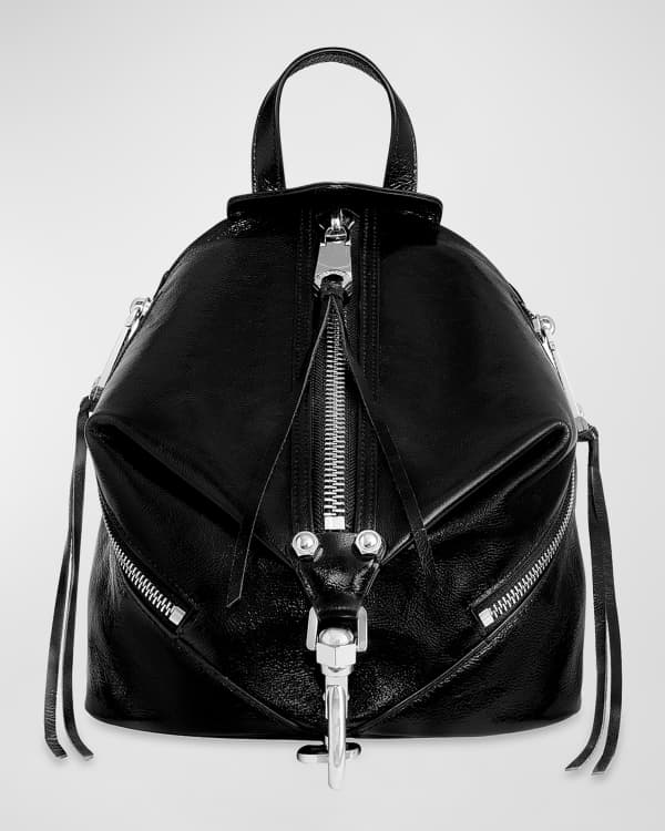 Rebecca minkoff black leather backpack store