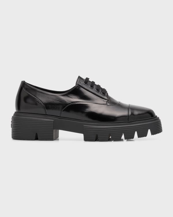 Stuart weitzman metro patent leather oxfords top