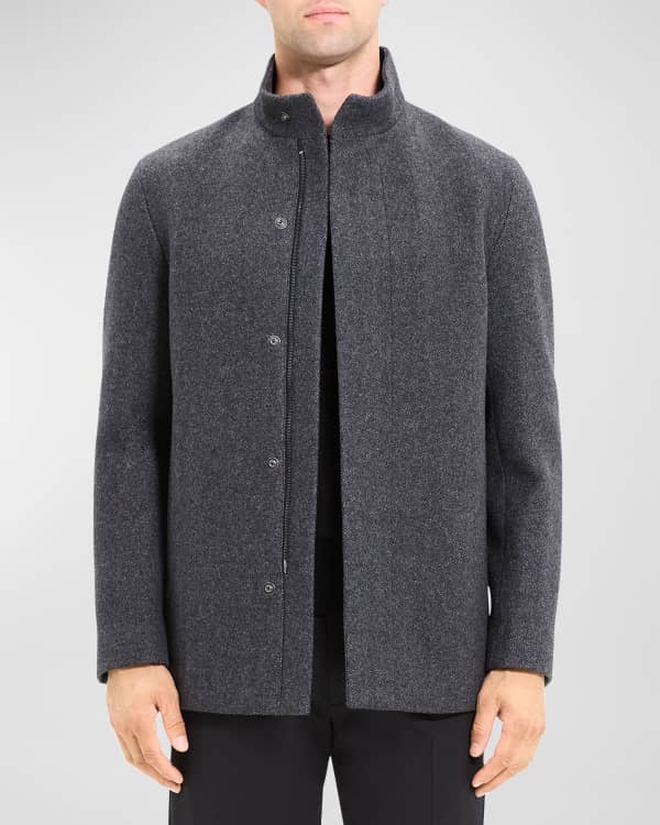 Theory Men's Closson Jacket in Reece Suede | Neiman Marcus