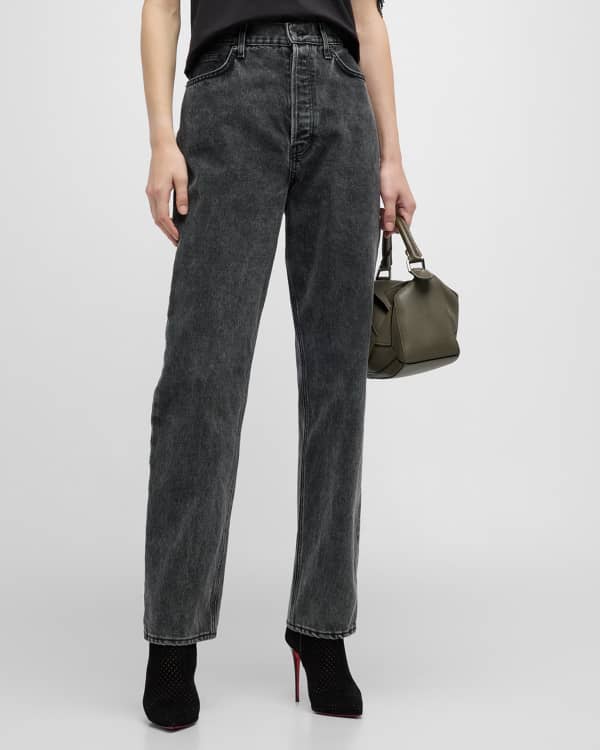 Ulla Johnson The Agnes Straight-Leg Denim Jeans | Neiman Marcus