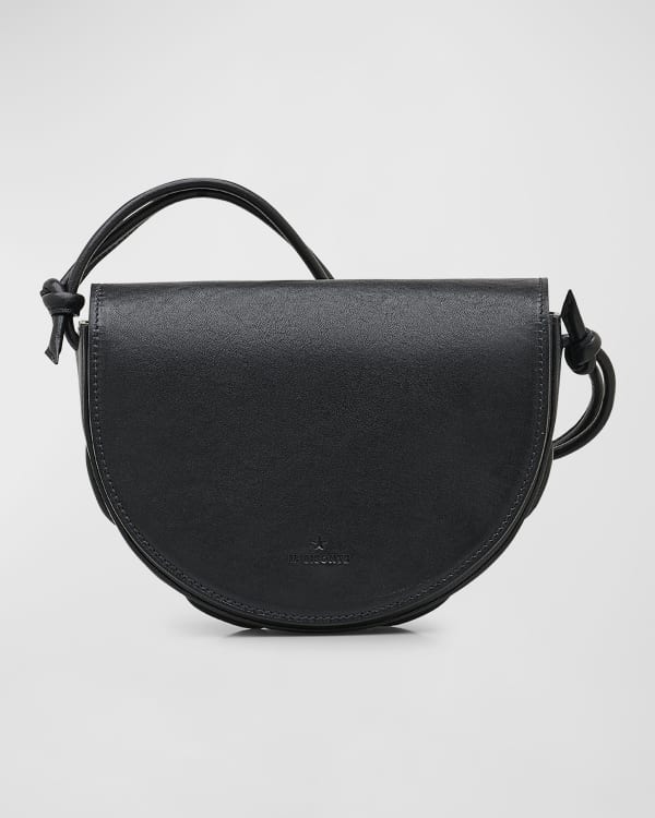Il Bisonte Novecento Leather Saddle Crossbody Bag | Neiman Marcus