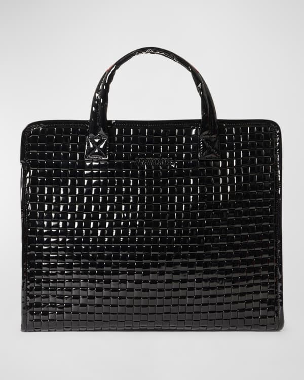 Mcm wandel large leather shopper sales