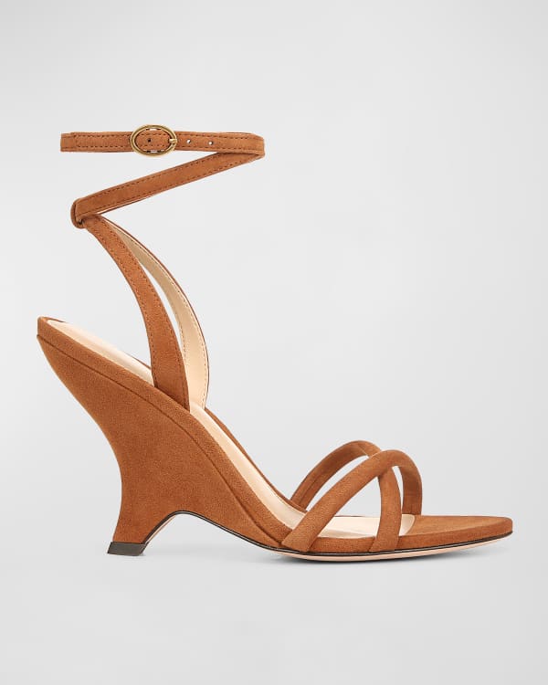 Tory Burch Capri Miller Medallion Wedge Sandals