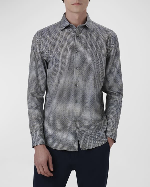Bugatchi Ooohcotton Solid Sport Shirt - Black*