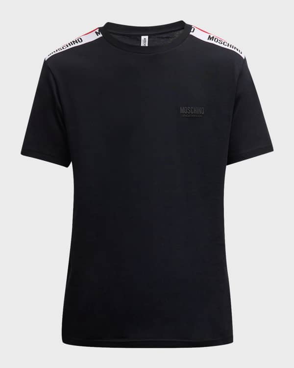 Moschino Men's Rainbow Swim Logo T-Shirt | Neiman Marcus
