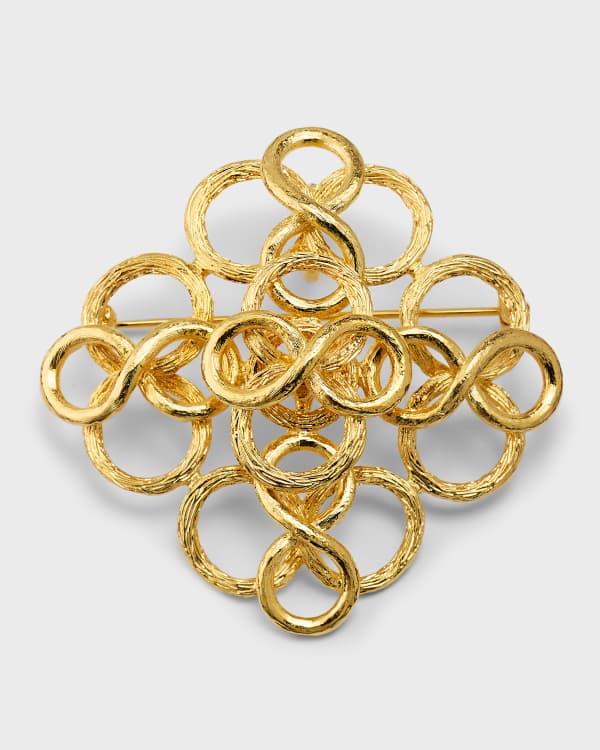 Neiman marcus brooch top