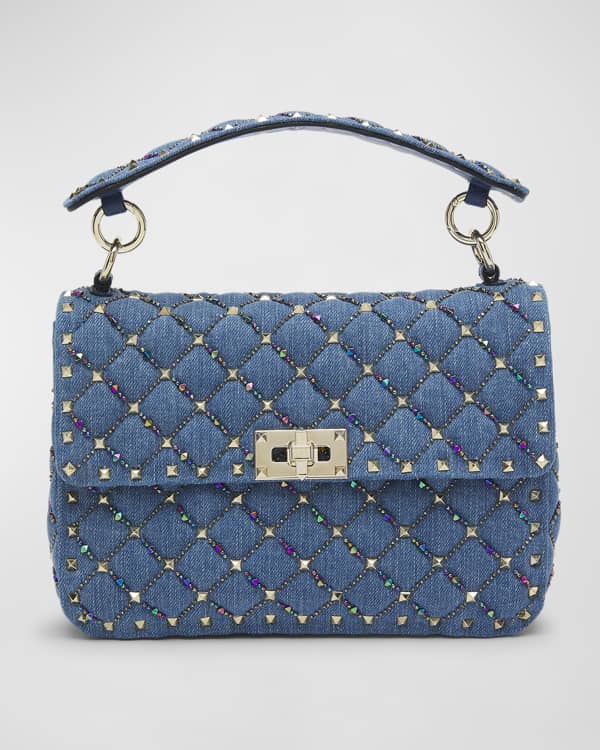 Valentino Garavani Rockstud Camo Print Leather Shoulder Bag