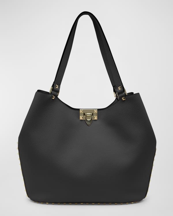 Milla Mini Leather Black Tote Bag - Seven Season