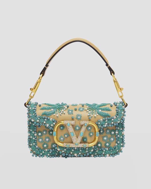 Valentino Garavani Loco Small VLOGO Shoulder Bag | Neiman Marcus
