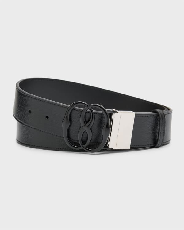 Bally Men's Reversible B-Buckle Belt | Neiman Marcus