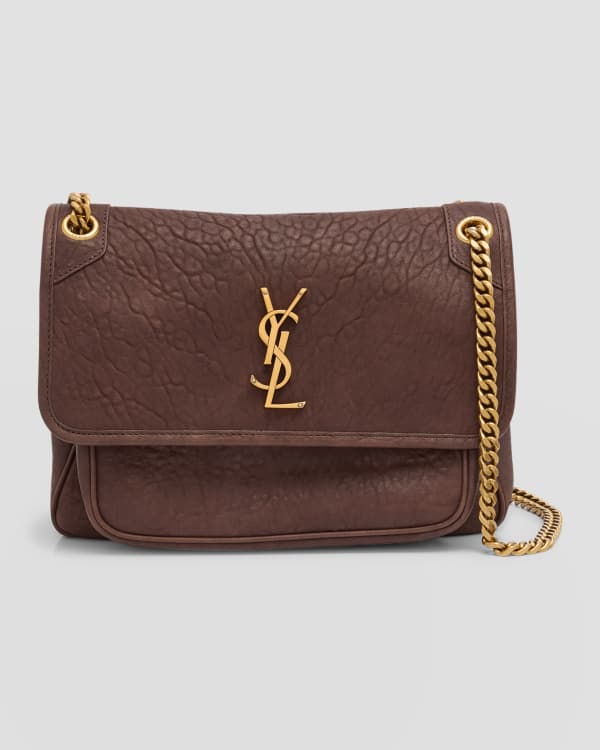Niki medium in suede and smooth leather top