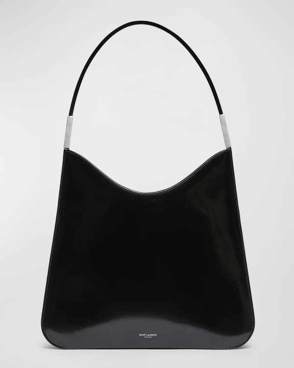 Grey Le 5 à 7 leather shoulder bag, Saint Laurent
