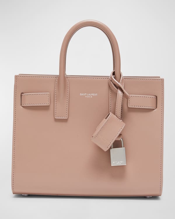 Saint Laurent Uptown Medium Box Leather Top Handle Bag Neiman Marcus