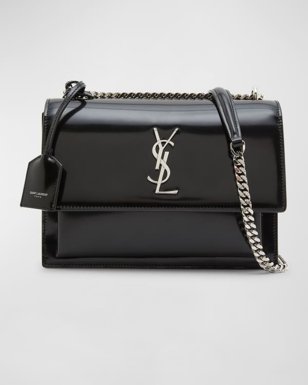 Saint Laurent '80s Vanity Case Matelassé Leather Shoulder Bag