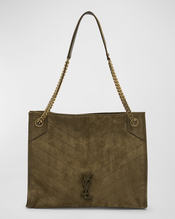 YSL Green Cabas Bag