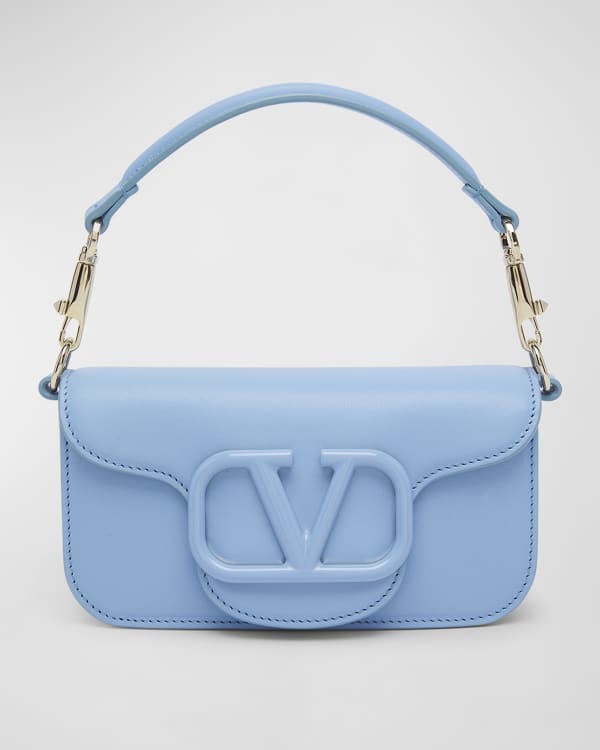 Shop Valentino Garavani Small Loco Leather Shoulder Bag