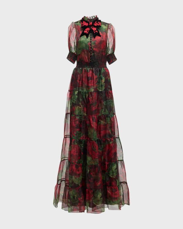 Alice and olivia diana ruched maxi dress deals